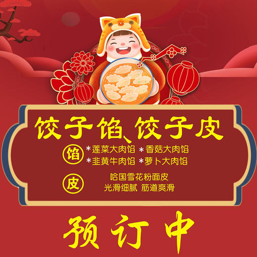 爱菊饺子馅、饺子皮 商品图0