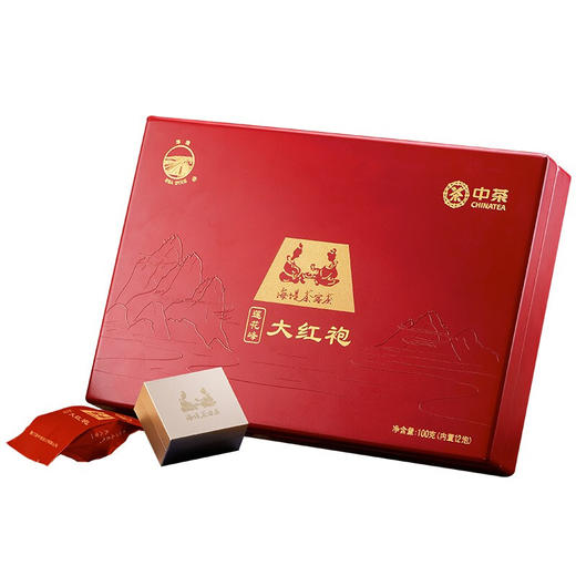 中茶 海堤 莲湖峰 大红袍 礼盒 100克 商品图2