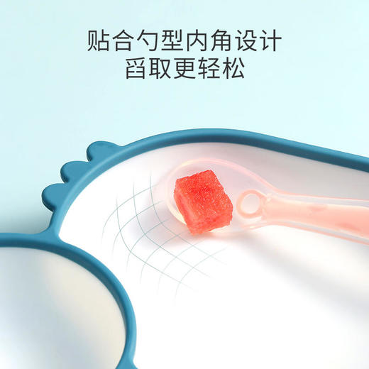 【开丽】宝宝餐盘婴儿童餐具卡通液体硅胶吸盘式学吃饭训练辅食碗分格 商品图4
