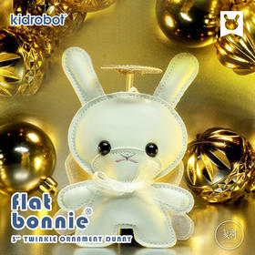现货 Kidrobot Flat Bonnie 5" 节日版 Dunny Twinkle