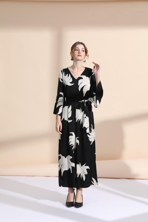 简约慵懒风连体裤（附腰带） 商品图0