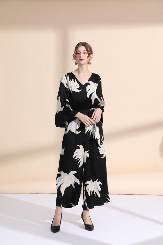 简约慵懒风连体裤（附腰带） 商品图4