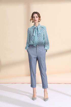 收省明线西装裤