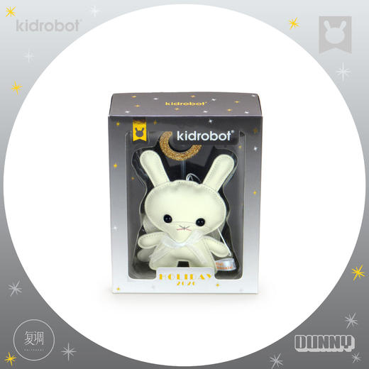 现货 Kidrobot Flat Bonnie 5" 节日版 Dunny Twinkle 商品图6