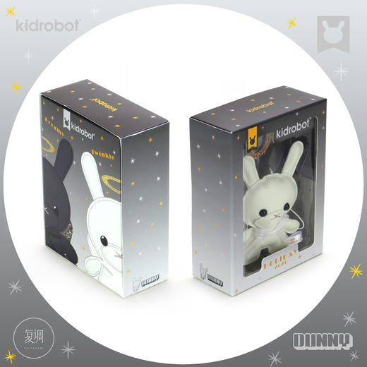 现货 Kidrobot Flat Bonnie 5" 节日版 Dunny Twinkle 商品图7