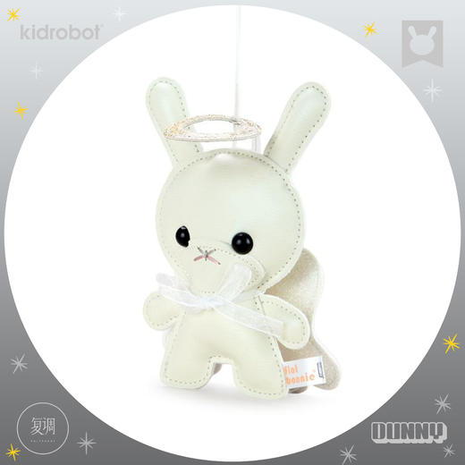 现货 Kidrobot Flat Bonnie 5" 节日版 Dunny Twinkle 商品图1
