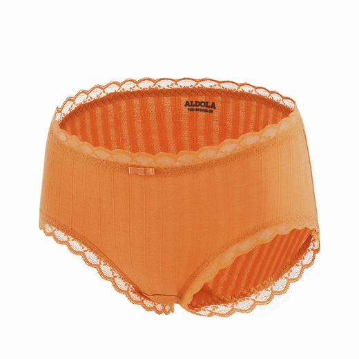 雅黛丽女士内裤中腰平角裤纯棉底裆透气舒适性感蕾丝边3条装底裤 商品图1