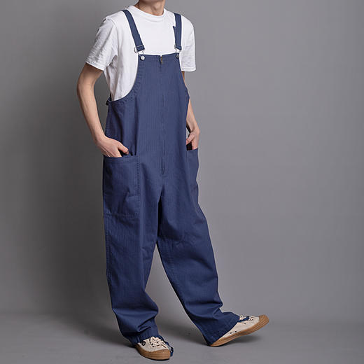 Indigohood/甲板拉链背带裤 商品图1