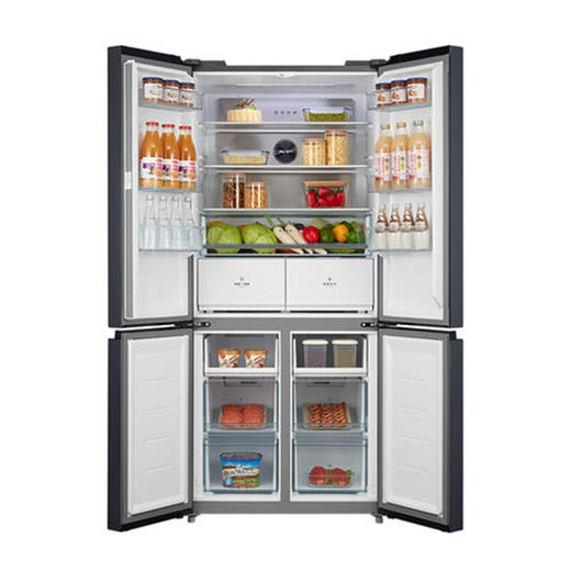 美的（Midea）511升十字四门冰箱 微晶保鲜 PST智能杀菌 BCD-511WGPZM星耀灰 商品图3