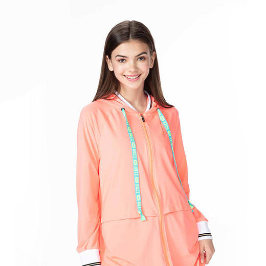 【亏本清仓】HOII/后益 郭碧婷同款标语立领造型外套[D类] 商品图0