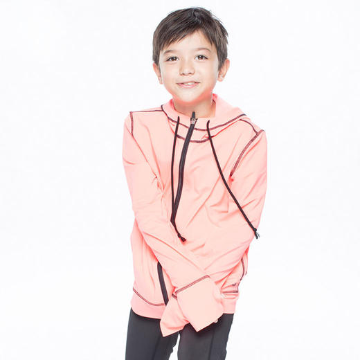 HOII/后益 儿童款风格时尚连帽T防晒外衣防晒美肤抗UV防99%紫外线[福利品] 商品图4
