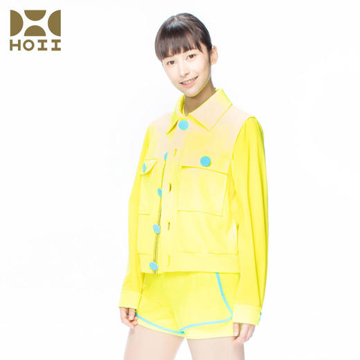 中国台湾HOII/后益 可爱钮扣短版外套[福利品] 商品图3