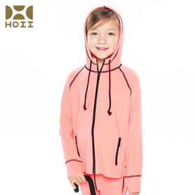 HOII/后益 儿童伞状连帽T防晒外套[福利品]