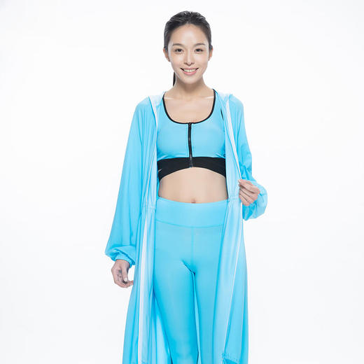 HOII/后益 长版连帽造型拉链防晒外套（库存情况请下单前咨询客服）[福利品] 商品图1