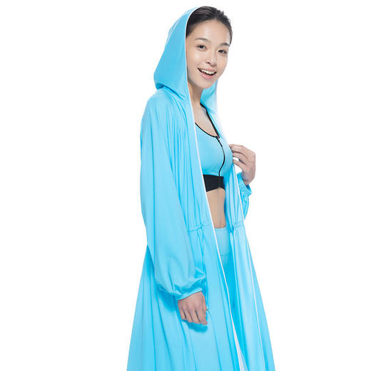 HOII/后益 长版连帽造型拉链防晒外套（库存情况请下单前咨询客服）[福利品] 商品图0