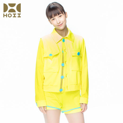 中国台湾HOII/后益 可爱钮扣短版外套[福利品] 商品图4