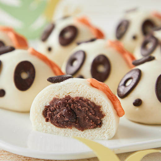 思念 儿童卡通包蜜香红豆熊猫300g 10只 商品图2