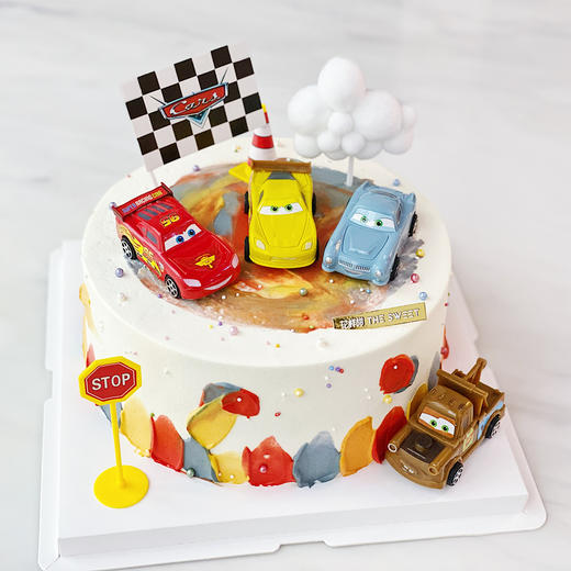 汽车总动员 · 童趣奶油蛋糕 商品图1