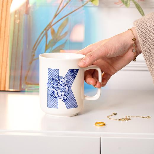 英文字母马克杯 400ml 龙纹 商品图3