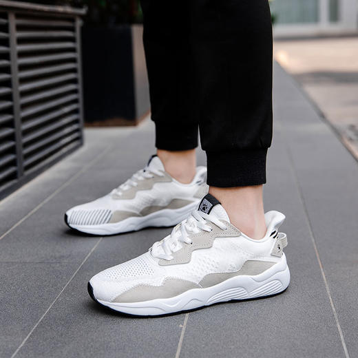 卡尔美情侣休闲鞋男春夏新款飞织透气运动鞋女百搭复古 商品图1