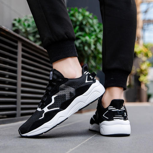 卡尔美情侣休闲鞋男春夏新款飞织透气运动鞋女百搭复古 商品图2