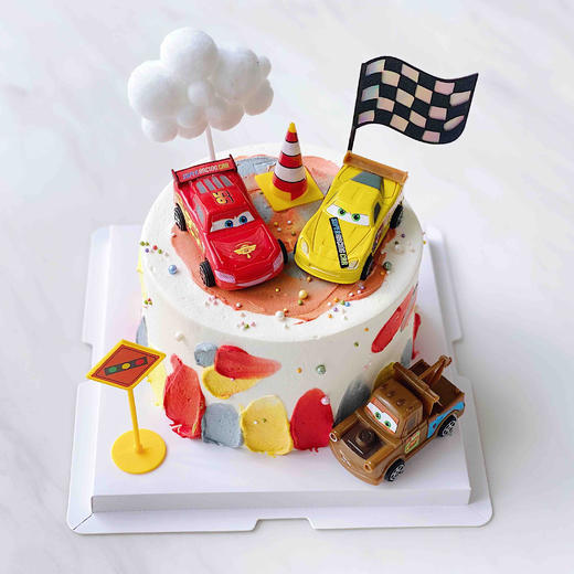 汽车总动员 · 童趣奶油蛋糕 商品图0