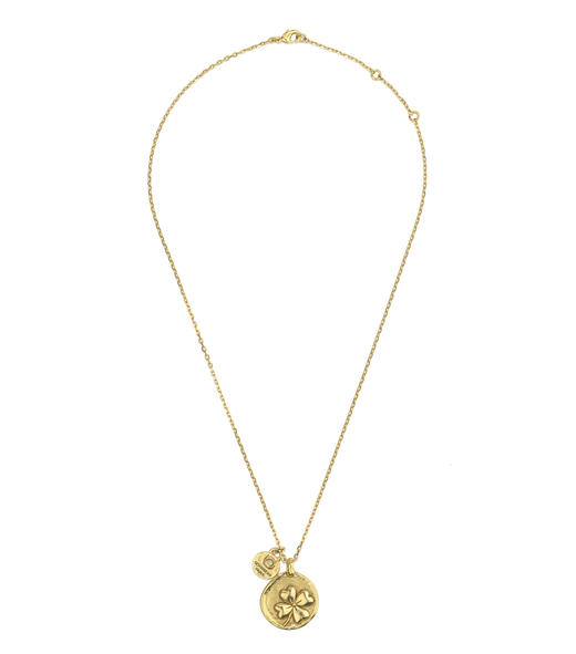 北京仓｜Goossens Paris-Talisman-四叶草金币 护身符 项链［法国设计师］ 商品图1