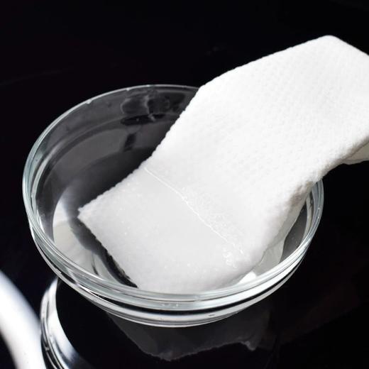 60克30*60cm珍珠纹木浆一次性毛巾发廊洗头擦头美容院理发店包头吸水足疗美发 毛巾 商品图3