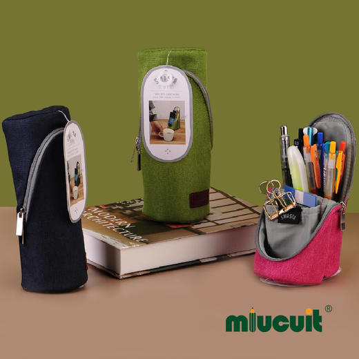 日本SONiC索尼克新款大容量SMA·STA直立式获奖笔袋磁性贴合站立置物袋 商品图1