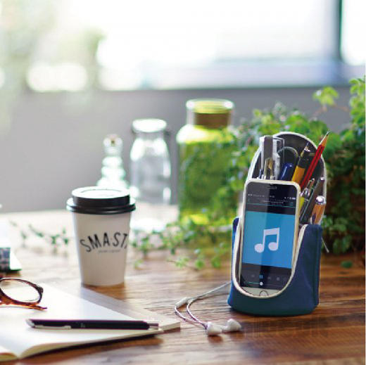 日本SONiC索尼克新款大容量SMA·STA直立式获奖笔袋磁性贴合站立置物袋 商品图8