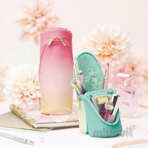 日本SONiC索尼克新款大容量SMA·STA直立式获奖笔袋磁性贴合站立置物袋 商品图0