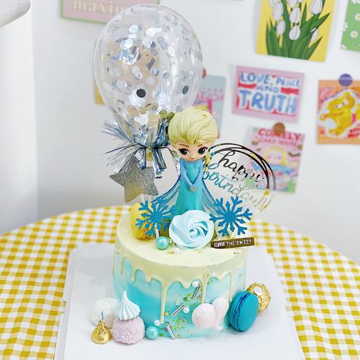 爱莎公主马卡龙 · 童趣奶油蛋糕 商品图0