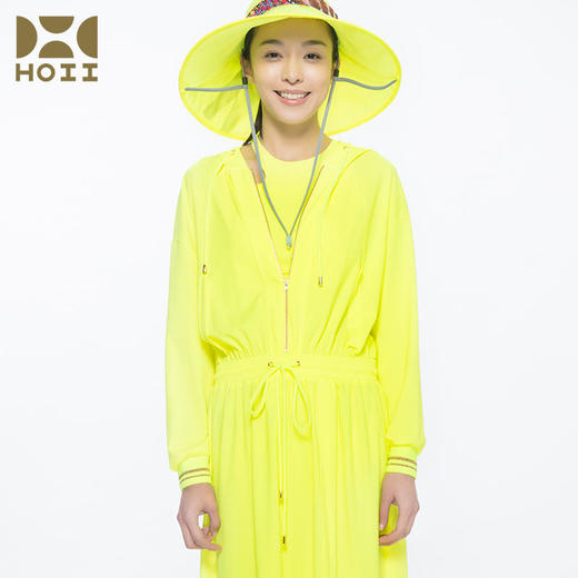 【亏本清仓】HOII后益 连帽抽绳长版帽衫[D类] 商品图3