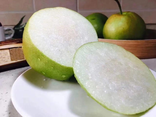 玉露香梨🍐🍐目前少有的好鲜梨，皮薄肉厚水份足，清甜水嫩，好吃[色][色] 商品图3