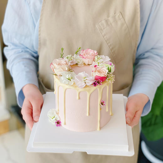 春花烂漫 · 奶油蛋糕（鲜花随季节调整） 商品图1