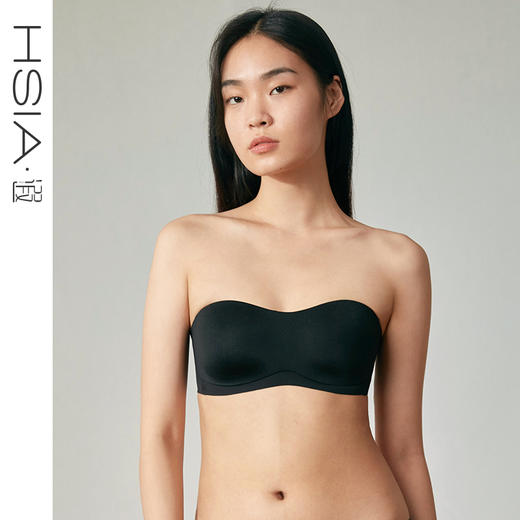 HSIA遐抹胸无痕无钢圈文胸春夏薄款中小胸小灵通防走光裹胸内衣女 商品图0