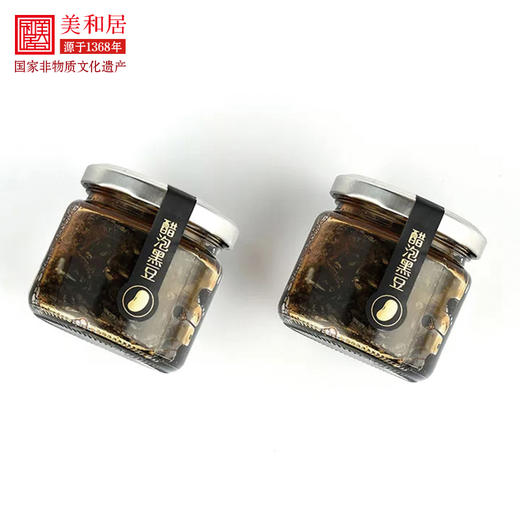 美和居 醋泡东北绿芯黑豆 6年老醋浸泡15g*20袋、100g*2瓶装 商品图4