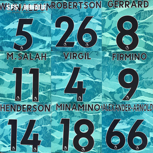 SFS 20-21-22赛季英超利物浦联赛客场印号 多球员选项（非球衣链接） 商品图1