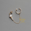 spoiledbrat jewelry单只珍珠耳钉连接耳骨夹 商品缩略图0