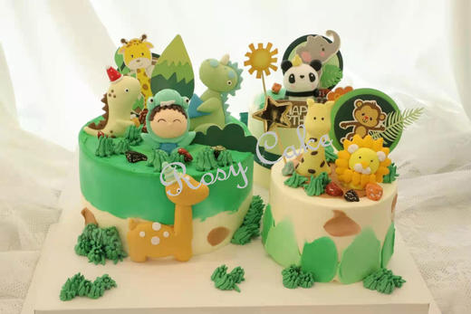 恐龙三拼蛋糕 商品图0