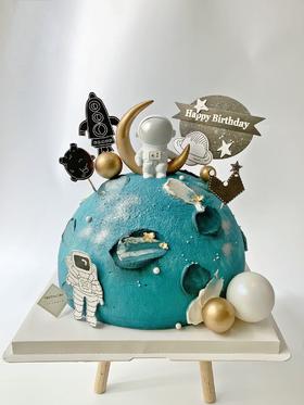 定制款裸蛋糕 - 小小宇航员