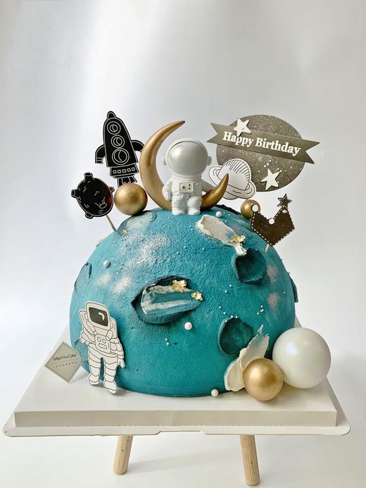 定制款裸蛋糕 - 小小宇航员 商品图0