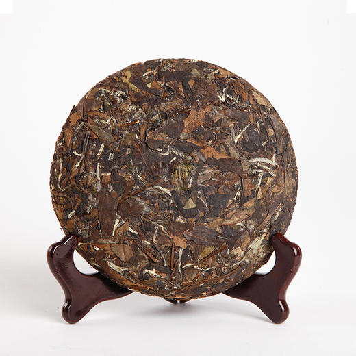 龙印·老白茶饼2010年寿眉258g   成箱规格：6提共42饼 商品图1