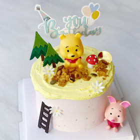 小熊维尼 · 童趣奶油蛋糕