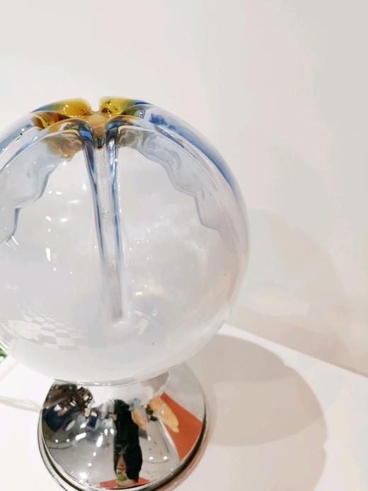 【在仓】1970s意大利Murano台灯 镀铬郁金香底座 商品图3