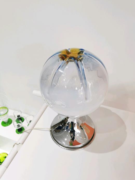 【在仓】1970s意大利Murano台灯 镀铬郁金香底座 商品图1