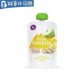 LittleFreddie小皮燕麦香蕉苹果泥婴幼儿罐装辅助食品100g