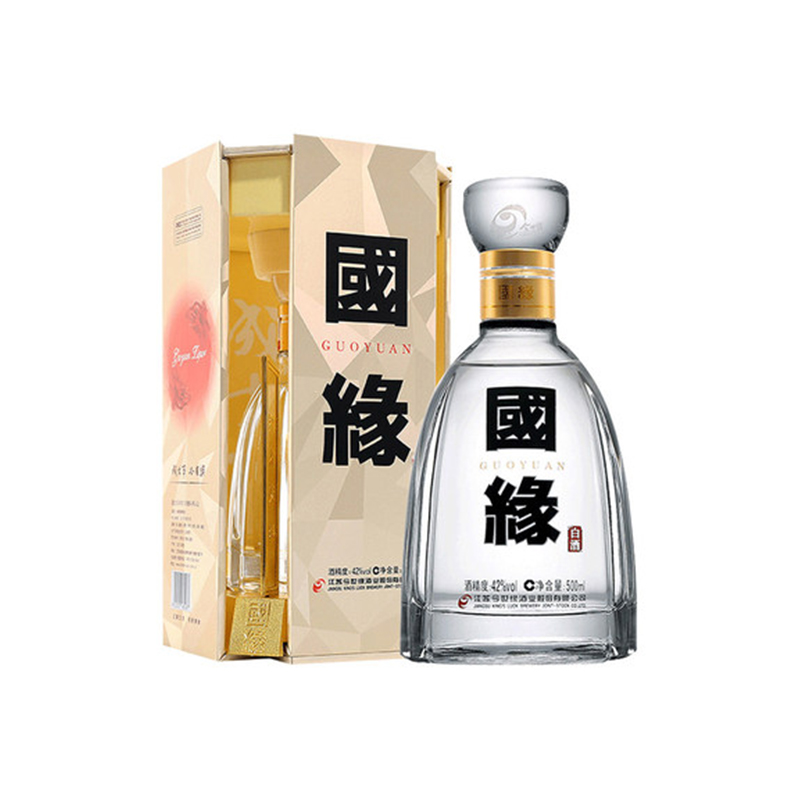 拍两瓶930元！500ml42°四开国缘酒 入口舒适  口感醇厚RUI