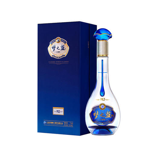 拍两瓶898元！40.8度550ml梦之蓝M3（水晶版）-绵柔型 商品图0
