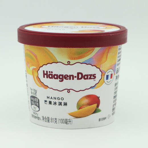 哈根达斯冰淇淋芒果味81g(100ml) 商品图5